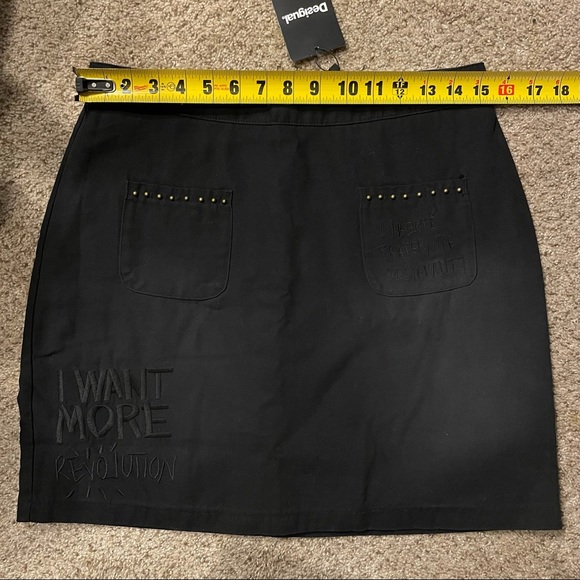 Desigual Black Denim Skirt - Jackie - Picture 9 of 10